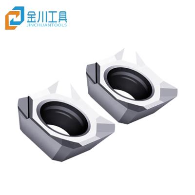 China External PCD Diamond & Tool Jinchuan Porcelain Hot Selling CNC Diamond Cut Internal Rotation Aluminum Insert For Tool PCD Aluminum Rotation Inserts for sale