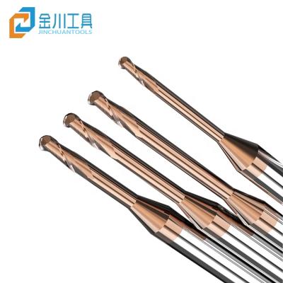 China Sale Hot Sale CNC Machined 2 Flute Long Neck Short Solid Carbide End Mills Carbide End Mills CNC Cut Bit for sale