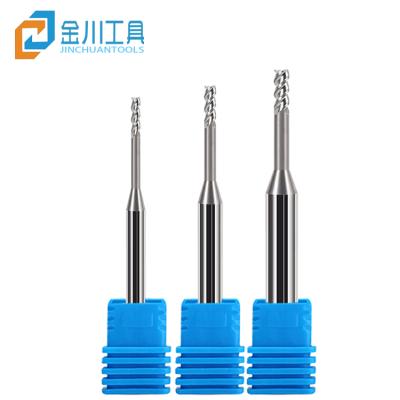 China Hot Sale Tungsten Carbide 3 Flute Long Neck Short Corner Radius Tungsten CNC Milling Aluminum Alloy Processing End Mills for sale