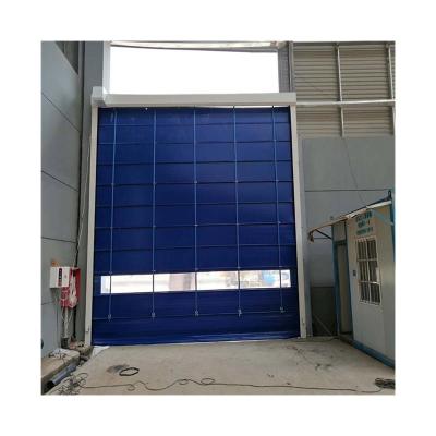 China Thermal Insulation High Quality Windproof PVC Fast External High Speed ​​Rolling Shutter Door for sale