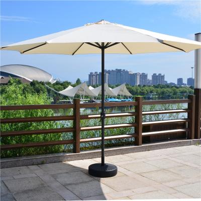 China Customized Decorative Outdoor Patio Umbrella Restaurant Beverage Umbrella RPET Fabric Parasol Yard Garden Umbrellas for sale