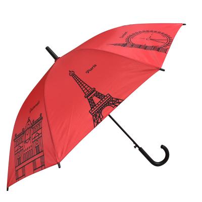 China All In 1 Single Stick One Stick One Times Golf Umbrella Promotional Gift Rain Straight Umbrella for sale