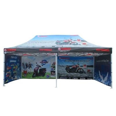 China Polyester 3x6m Large Size Canopy Tent Folding Advertising Gazebo Custom Logo Gazebo for sale