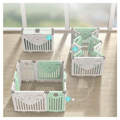 China Kids Playing Baby Playpen With Door Cheap Kids Playpen Game Pen Fence For Baby Playground for sale