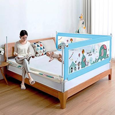 China Steel+300D Oxford fabric+ ABS Crib Rail Sleep Guard Protection Safety Sleeping for Baby with Cute Cartoon Design Baby Sleep Swing Spotlight for sale