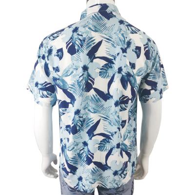 China Anti-pilling Beach Mens Casual Loose T-shirt Printing Tailored Shirt for sale