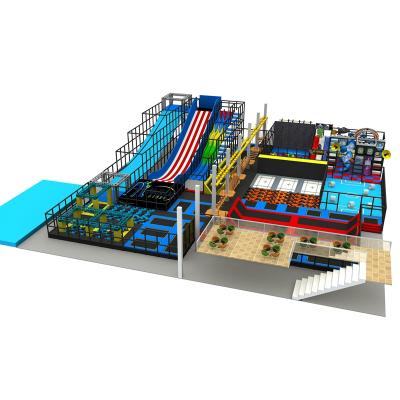 China With Customized Professional Protective Net Playground Trampoline Park Sales Gymnastics Trampoline for sale