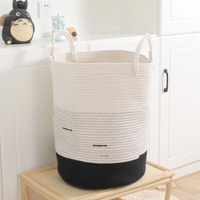 China Folding Books Toys Woven Storage Bin for Baby Laundry Nursery Organizer Basket Storage Decorative for sale