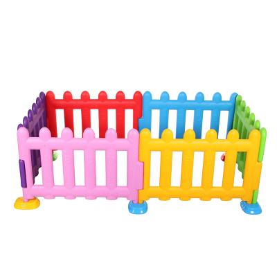 China Hot Sale Indoor Playground Multifunctional Baby Folding Plastic Playpens Kids Safety Indoor Playard Game Fence For Kids Children Play Fence for sale