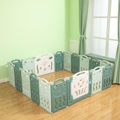 China Hot Selling Indoor Modern Pink Playpen Multifunctional Playground Safety Baby Barrier For Kids Baby Playpens for sale