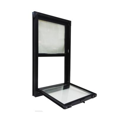 China Magnetic Screen Australia Standard Aluminum Frame Vertical Sliding Double Hung Window for sale