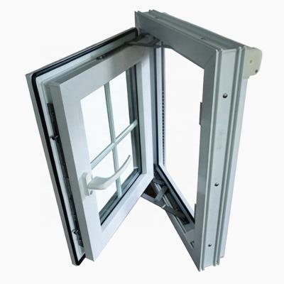 China Magnetic Screen PVC-U Magnetic Profile Screen Aluminum Alloy Opening Out Double Glazed Horizontal PVC Swing Fiberglass PCW00211801 5 Years for sale