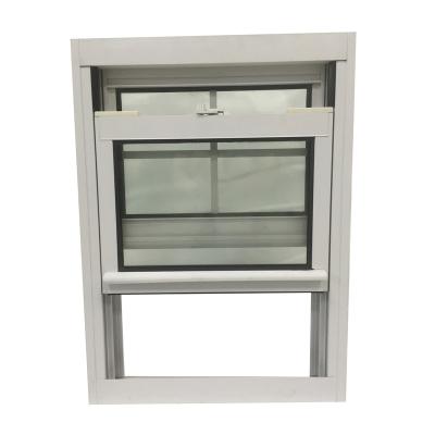 China American Kind Magnetic Screen PVC Double Hung Sash Lift Up Vertical Sliding Window for sale