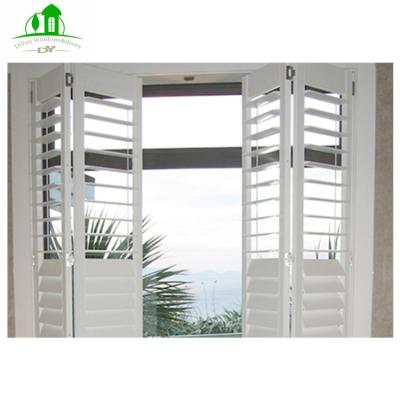 China Magnetic Screen Prefabhouse Planation Shutter Exterior Aluminum Folding Doors for sale