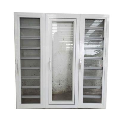 China Folding Adjustable Screen Burglary Prevention Blades Shutter Glass Window for sale