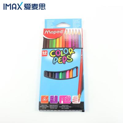 China Drawing and Promotional Pencil 7inch Wholesales 12 Pcs Colored Pencil Environmental Material Set for sale