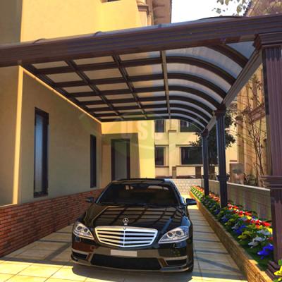 China L USU Polycarbonate Parking Umbrella Carport Wall Panels for sale