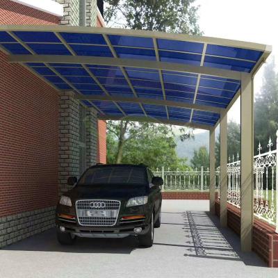 China Plastic Parking Lot Outdoor Used Coche Tienda Toldo Motorhome Cover Policarbonate Sheet Material for sale