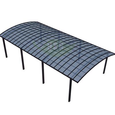 China Outdoor Aluminum Aluminum Carport Tent Cover Used Car Garage Awning Canopy Parking Lot for sale