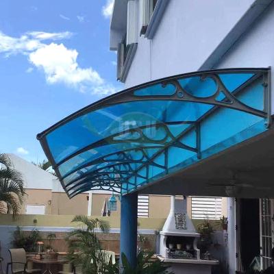 China Window/Door/Outside Balcony Canopy Canopy Canopy Factory Direct Sale Polycarbonate Tent Balcony Sun Awning for sale