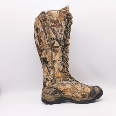 China High Quality Rubber Men Waterproof Camouflage Camouflage Waterproof Hunting Boots for sale