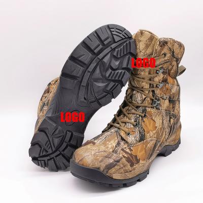 China Hot Sale Waterproof Camouflage Waterproof Hunting Boot Camouflage Nordic Forestry Boots For Men for sale