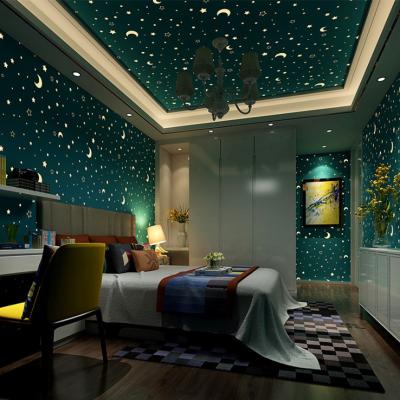 China Luminous Wall Sticker Srars Decorative Custom Sticker Fluorescence Kids Room Glow In The Dark for sale