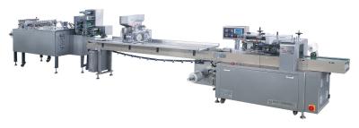 China Disposable Tableware Packaging Production Line Napkin Folding Machine 1.5kw 50Hz for sale