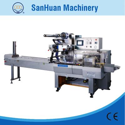 China Reciprocating 450mm Pillow Type Packing Machine With PID Control 15-250Bags/min for sale