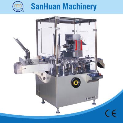 China ALU - PVC Blister / Bottle Feeding Packing Vertical Cartoning Machine With PLC Control for sale