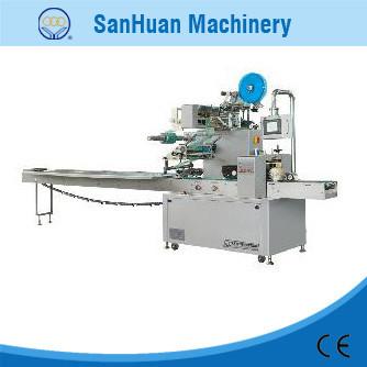 China Drawer Type Wet Tissue Pillow Type Packing Machine With PLC Programmable Controller for sale