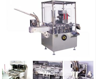 China AL / PL Blister / Bottle Automatic Vertical Cartoning Machine With PLC Control for sale