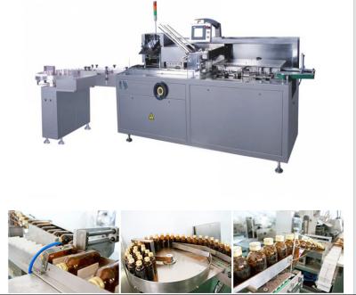 China Automatische Horizontale Kartonnerende Machines voor Blaar/Fles/Schoonheidsmiddelen Te koop