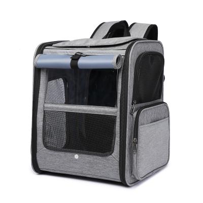 China Custom Multifunctional Portable Dog Cat Carrier Bag and Cat Backpack Breathable Water Resistant Factory for Outdoor Park for sale