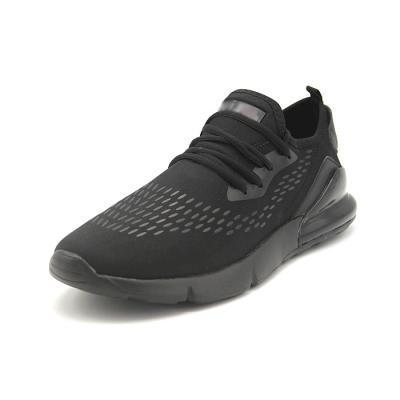 China 2022 Fashion Trend New Customized Air Cushion Sneakers Sports Shoes Black Trainers For Men Running for sale