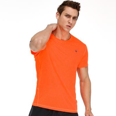 China Wholesale Breathable Men's Running T-shirt Hot Sale Fitness Training Wear Knitted Sportswear TOP for sale