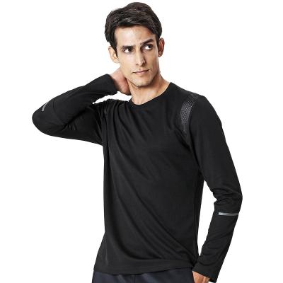 China Wholesale Breathable Men's Running Lightweight Breathable Sweatshirt Ventilated Mesh Knitted Sportswear for sale