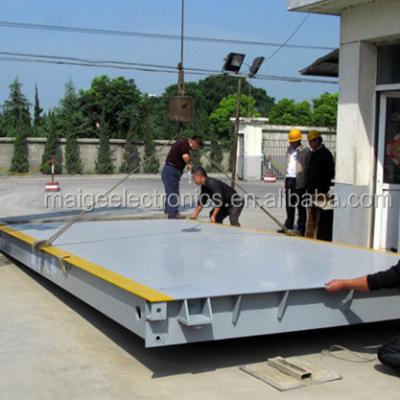 China Q235 40ton 70ton Vehicle Steel Scales Electronic Digital Weighbridge Truck Scale For Sale for sale