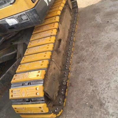 China Crawler Excavator Parts Rubber Track Protective Track Plate Rubber Chain For Caterpillar for sale