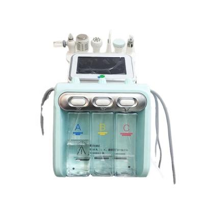 China Dye Removal Factory OEM Salon Beauty Equipment 6 in 1 Micro Touch Hydraulic Hydracare Hydra Facial Blackhead Removal Microdermabrasion Machine for sale