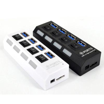 China Factory Price USB 3.0 Hub 4 Port USB Adapter Splitter High Speed ​​External Extender Box Laptop/Smartphone/computer/tv and so on for computer use for sale