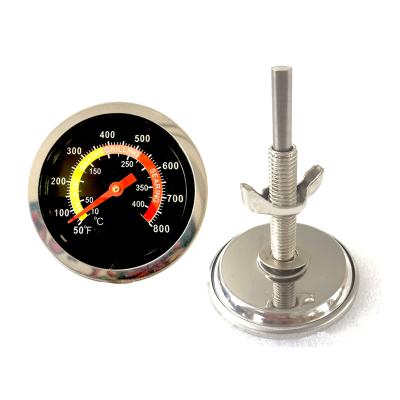 China BBQ Oven Thermometer High Temperature Measuring Meat Thermometer Glass Bimetal Oven for sale