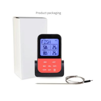 China Waterproof Wireless Alarm BBQ Thermometer Meter Timer Alarm/Timer HW33 Digital Thermometer Cooking Food Oven Kitchen Meat Probe Temperature for sale