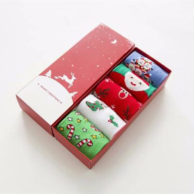 China Breathable Custom Logo Christmas Cartoon Socks Anti-Bacterial Novelty Socks for sale