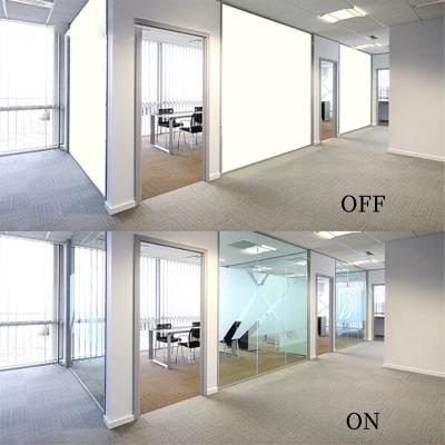 China Factory direct sale high strength transparent smart window, electric switchable privacy glass factory price, PDLC Smart Glass for sale