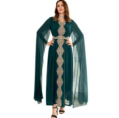 China Chiffon European Chiffon Abaya Cloak Modern Evening Dresses Middle East American Islamic Dresses For Muslim for sale