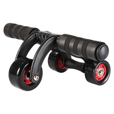 China Complete fitness ab exercises roller wheel, fitness wheel and abdominal roller with knee pad to workout, exercise and strengthen your abs and core for sale