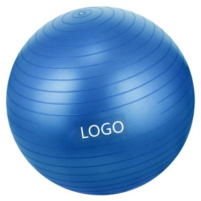 China Cheap Stability Ball 55cm Non-slip Yoga Round Anti-Shatter Ball Eco-friendly PVC Exercise Ball for sale