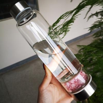 China Quartz Healing Crystal Water Bottle for sale