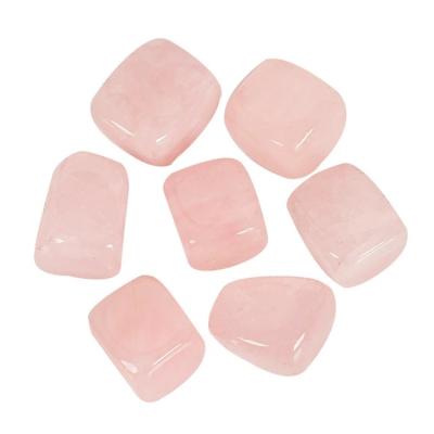 China Rose Quartz Crystal Tumble Stones for sale